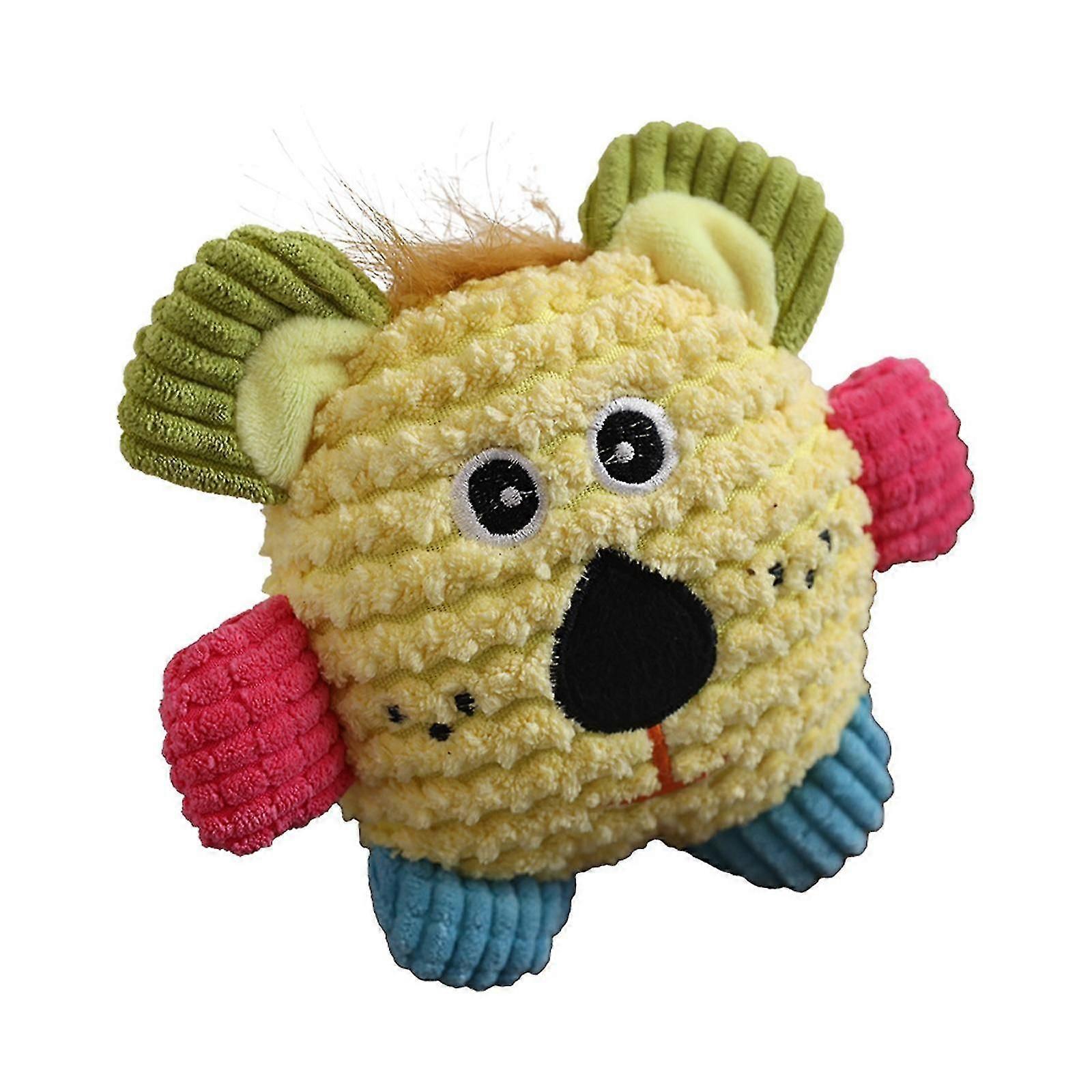 Pet Chew Toy Pet Vocal Toy Increase IQ Playing Interactive Dog Squeaky Toys Lion