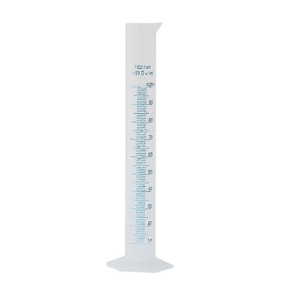 3 x 100ml Plastic Graduated Measuring Cylinder with Scale Chemistry Laboratory Tool