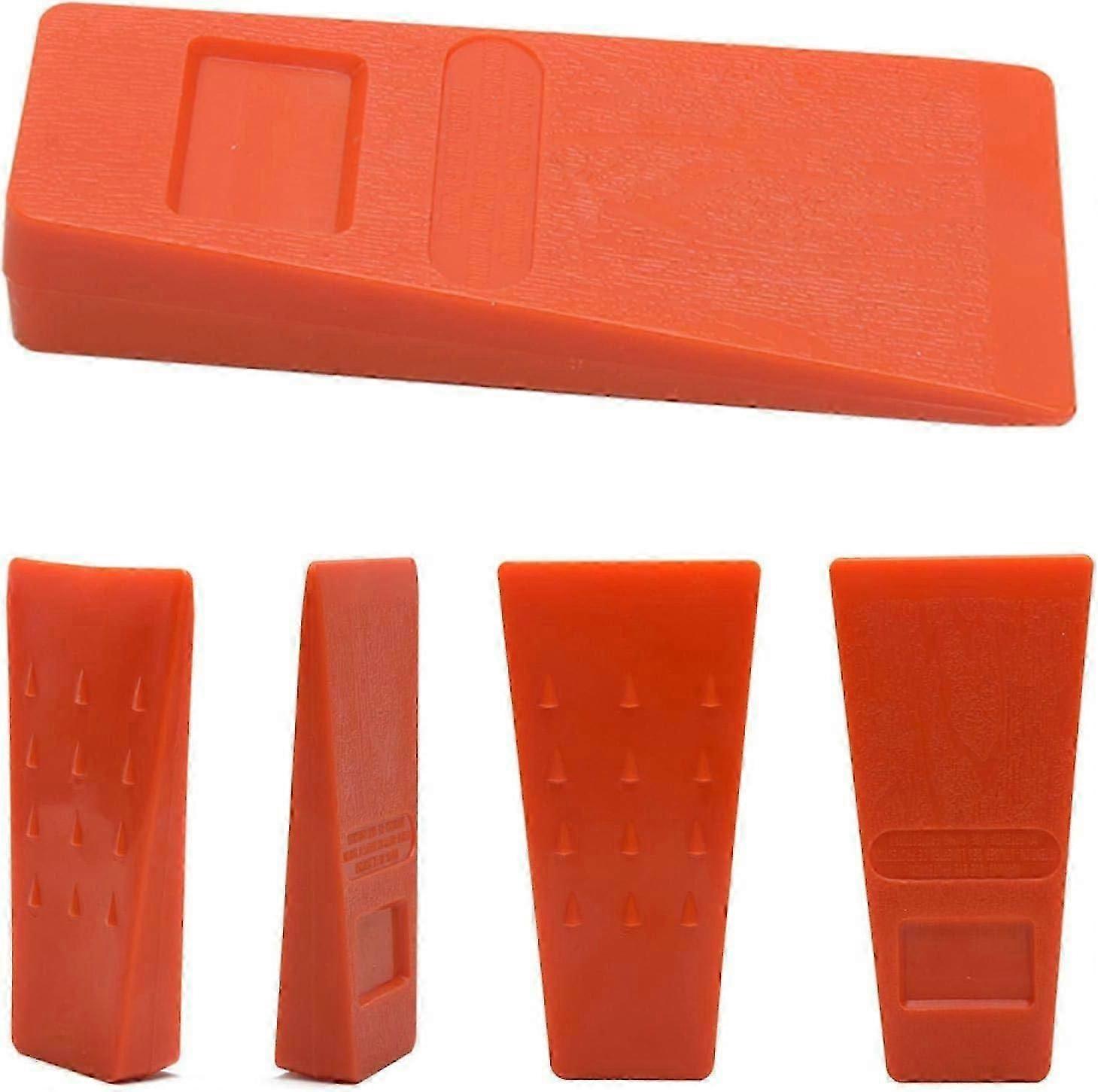 Felling Wedge Chain Saw Logging Supplies Set 5.5 Felling Wedges Spiked Logging Tools Wood Splitting Tree Cutting Wedge For Loggers And Fallers  (Orang