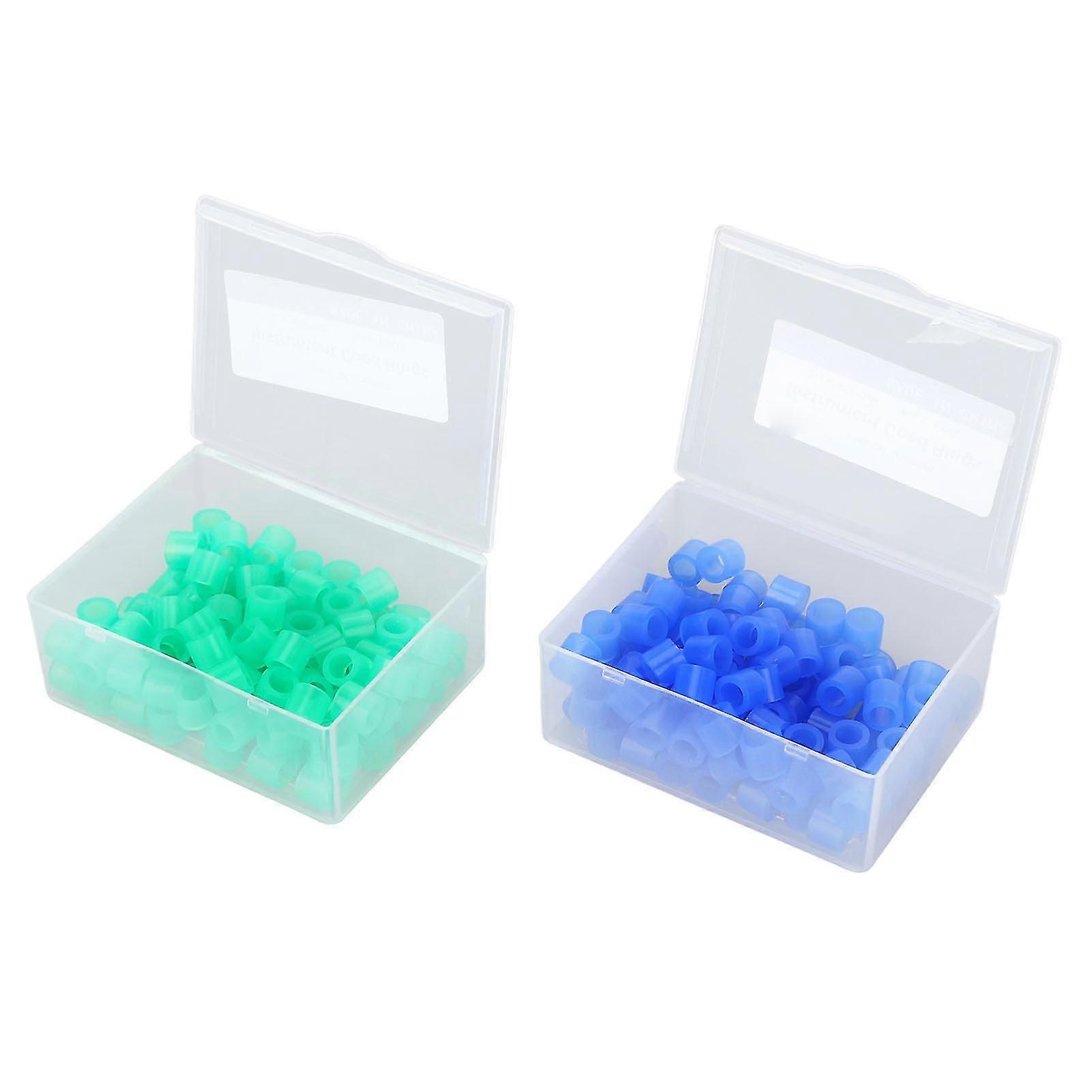 200pcs Color Code Rings Silicone Easy Clean Dental Color Code Rings for Distinguish Orthodontic and Dental Instruments