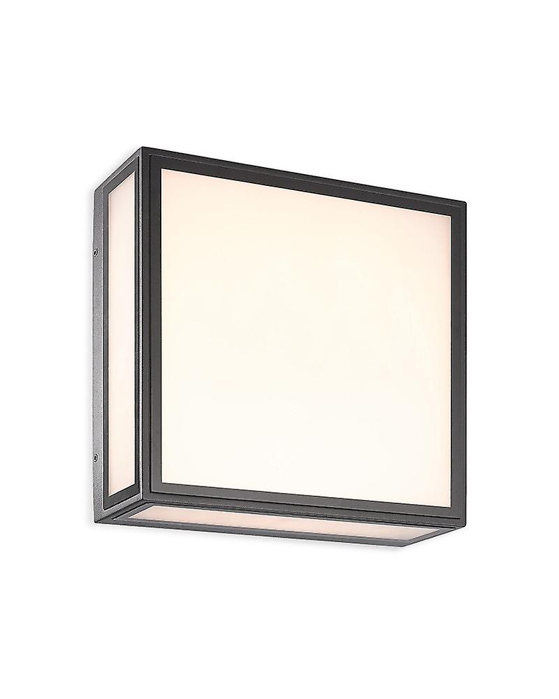 Bachelor Ceiling/wall, 14w Led, 3000k, 1180lm, Ip65, Dark Grey