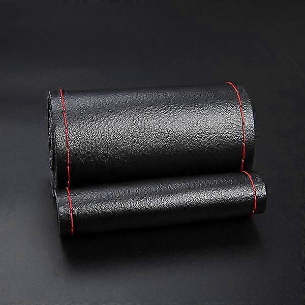 Genuine Leather Steering Wheel Cover Breathable Comfortable Diy Hand Sewing Auto Steering-wheel Braid Case Fit Car Suv