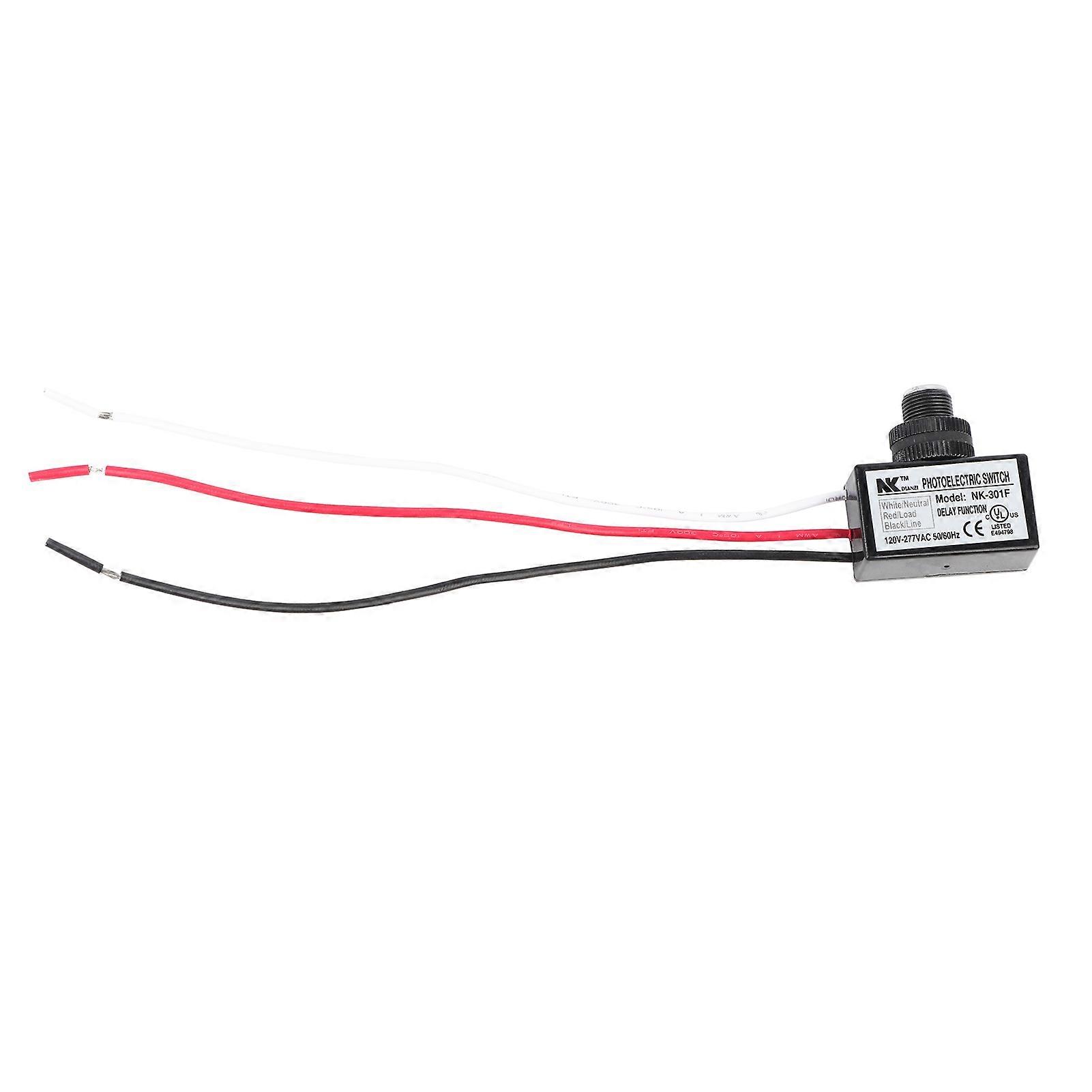 120V-277VAC Light Sensor Control Automatic On/Off Photoelectric Switch for Lighting Fixtures