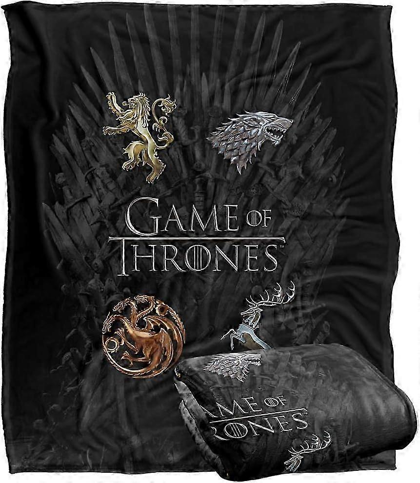 Game of Thrones Blanket, Chrome House Sigils Silky Touch Super Soft Throw Blanket