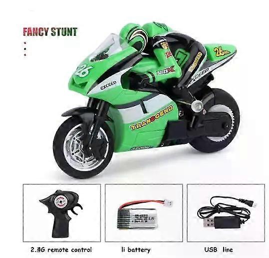 2.4GHz מיני RC אופנוע אדום ירוק חשמלי מירוץ פעלול דריפט אופנועים 15km/h מהירות גבוהה סימולציה מתנות צעצועים לילדים MAXP