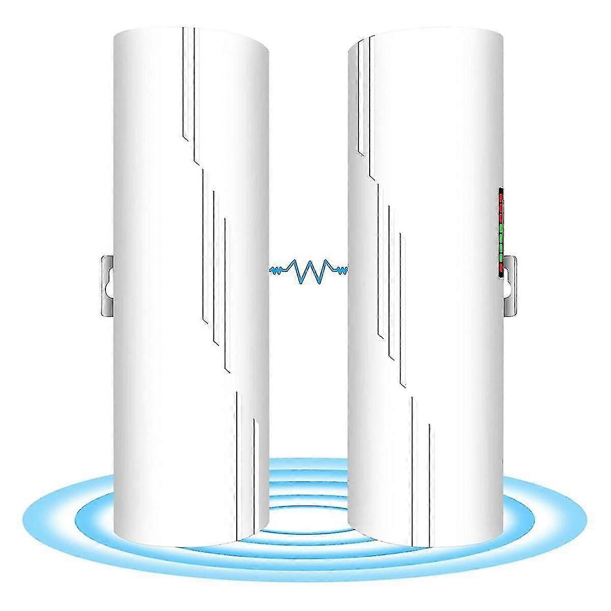 unique 2pcs Wireless Bridge, 900mpbs 5.8g Wifi Bridge, Long Range Point To Point Wireless Bridge With 16db-DT