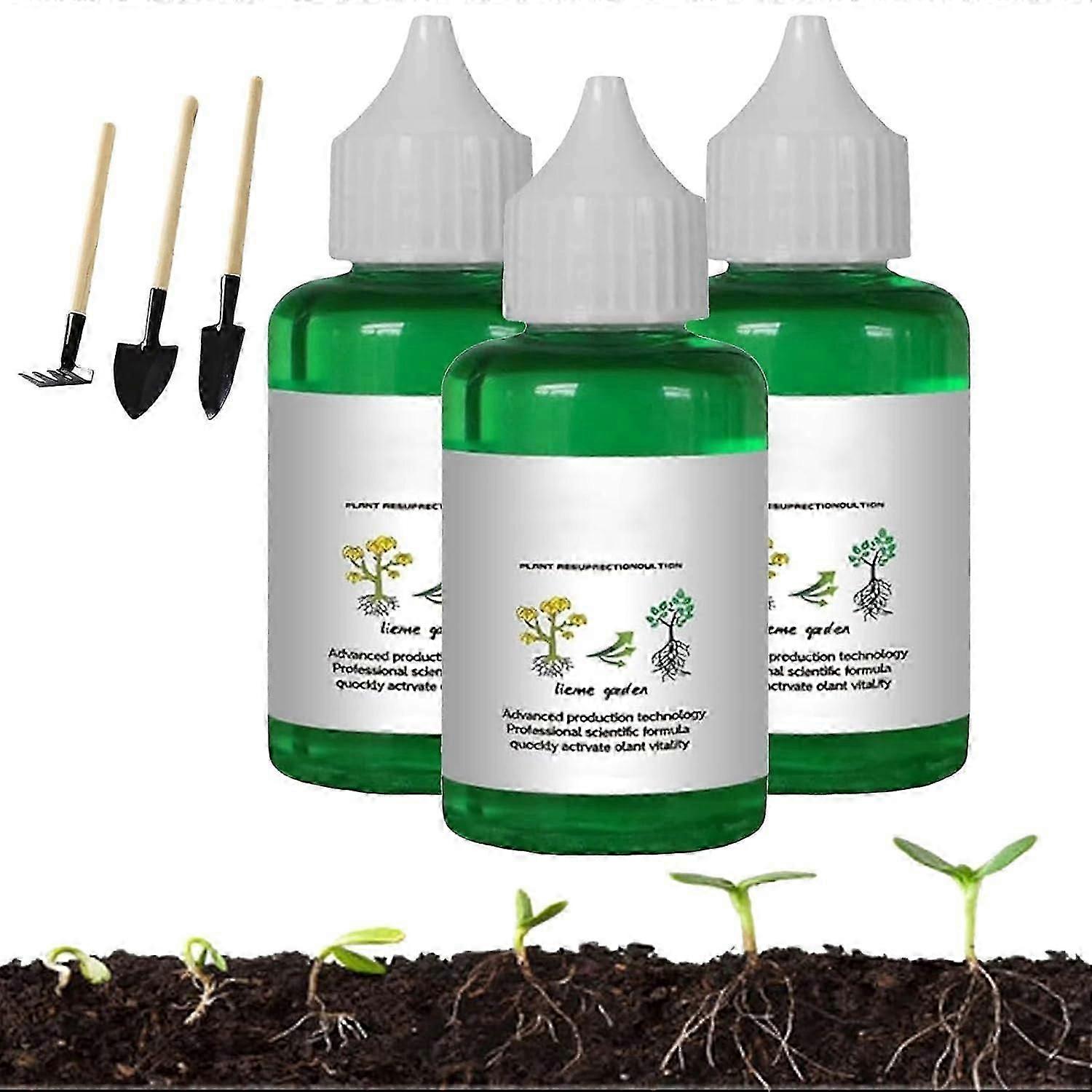 Plant and Flower Activation Liquid Solution, Plant Growth Enhancer Supplement, Rooting Hormone for Cuttings, for Spraying Seedlings and Cuttings