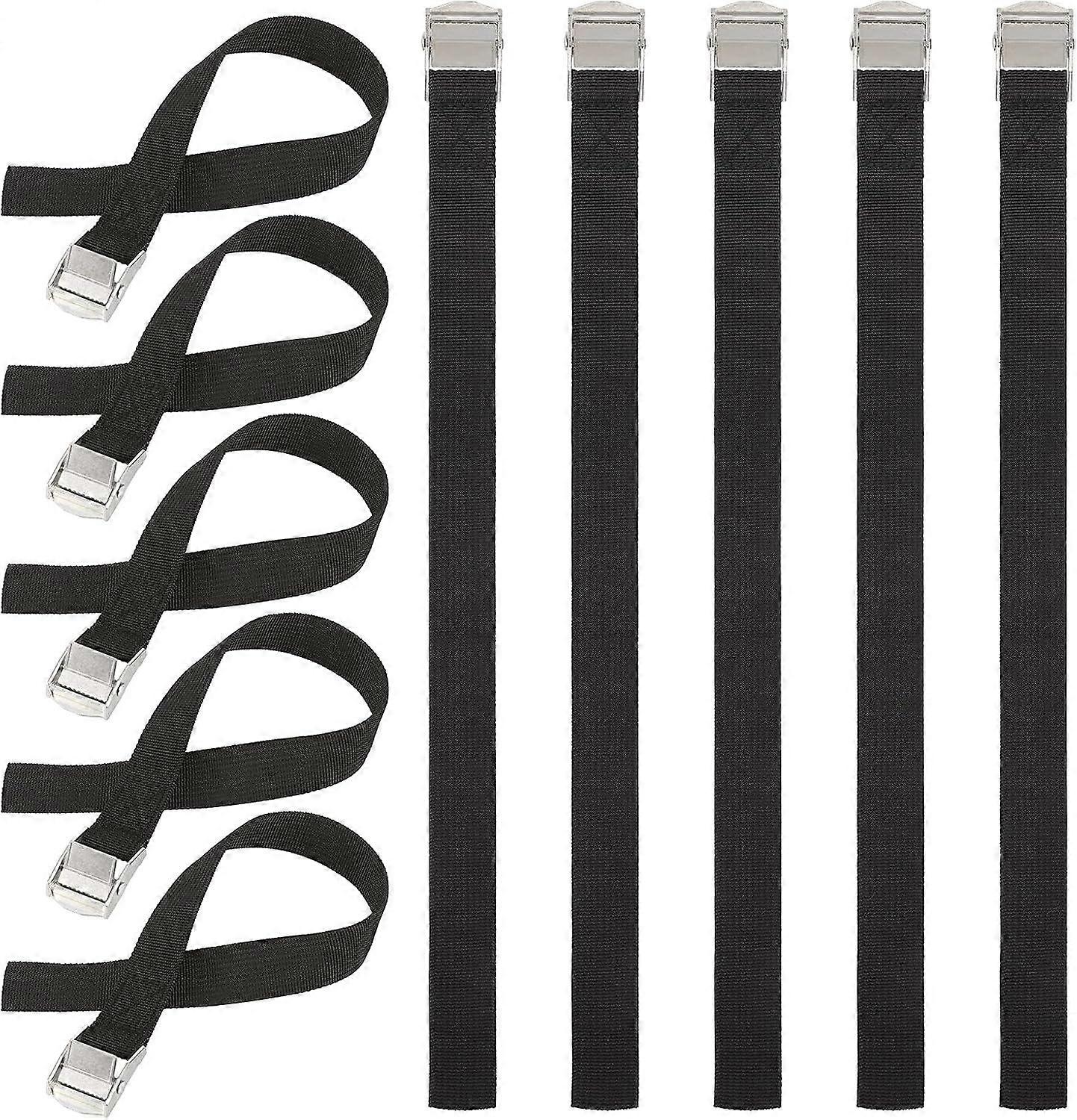 10PCS Short Ratchet Straps,Ratchet Tie Down Straps with Quick Release Cam Buckle,Duty Tensioning Belts Adjustable Lashing Straps(40x2.5cm)