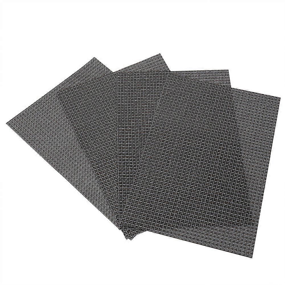 PVC Insulation Bowl Set of 4, Non-Slip PVC Placemats, Heat-Resistant Dining Pads for Western Table Settings