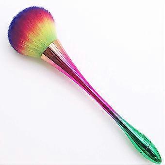 Make-up beheersing: poeder minerale borstel, tijdbesparende make-up applicatie, niet-afstotende niet-vervagende borstelharen, paddestoelkopvorm voor optimale dekking,