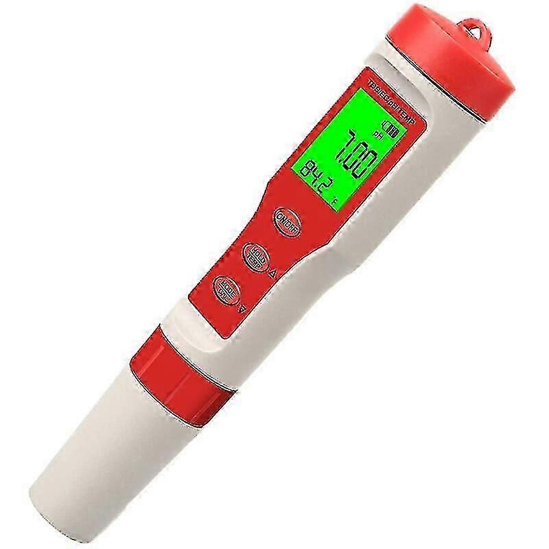 Digital Ph Meter Tester, 0.01 Resolution 0-14ph 4 In 1 Ph/ec/tds/temperature Meter, Water Quality Tester With Backlit Lcd, Auto Calibration, Test ForG