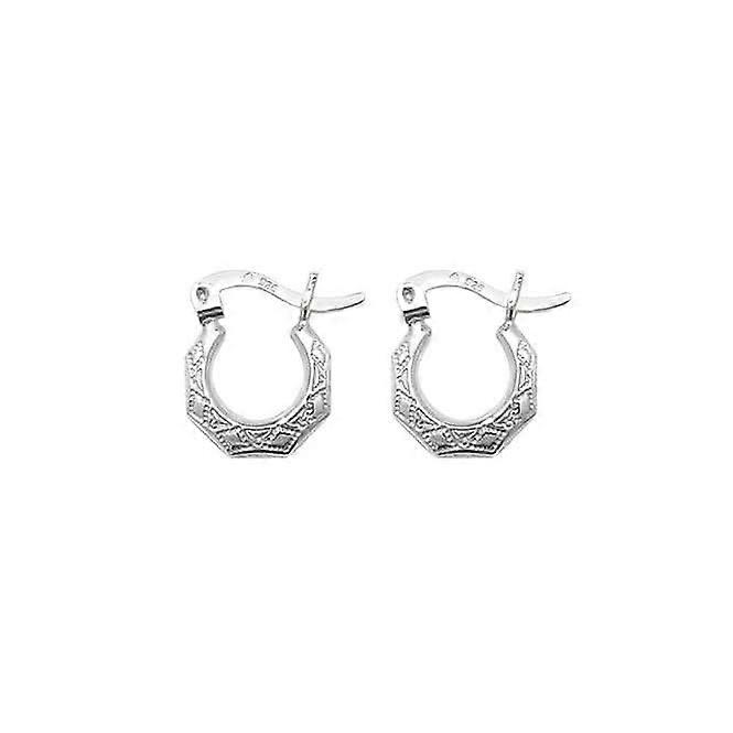 Acotis Silver 925 Creole Earrings G5870