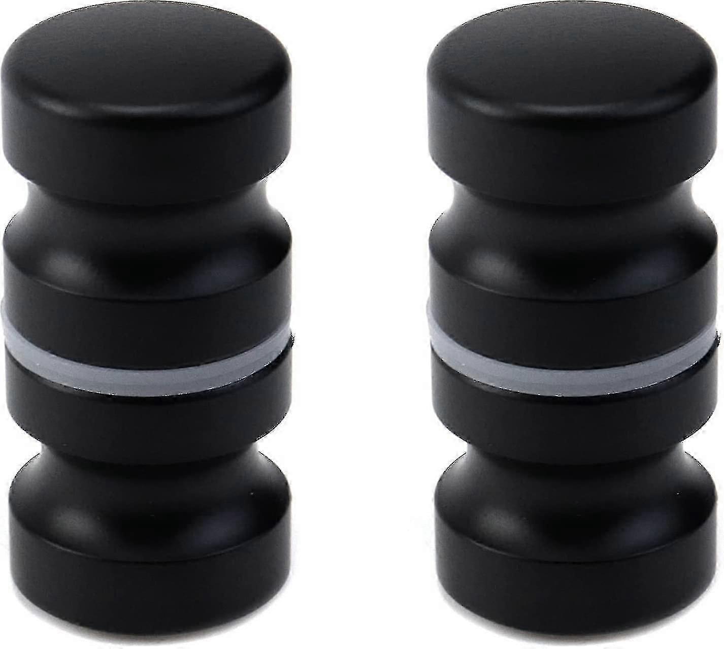 2pcs Black Bathroom Pull Handles, Shower Glass Door Knobs, Back To Back Shower Door Knobs-yvan