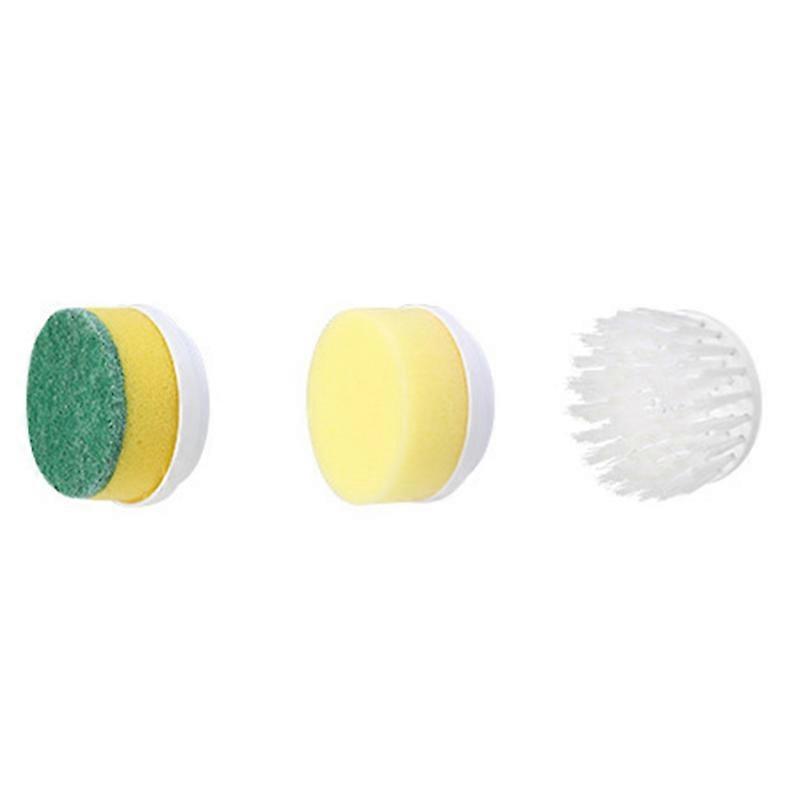 Electric Cleaning Brush Wireless with 3 Brush Heads Hand Use Tools -C