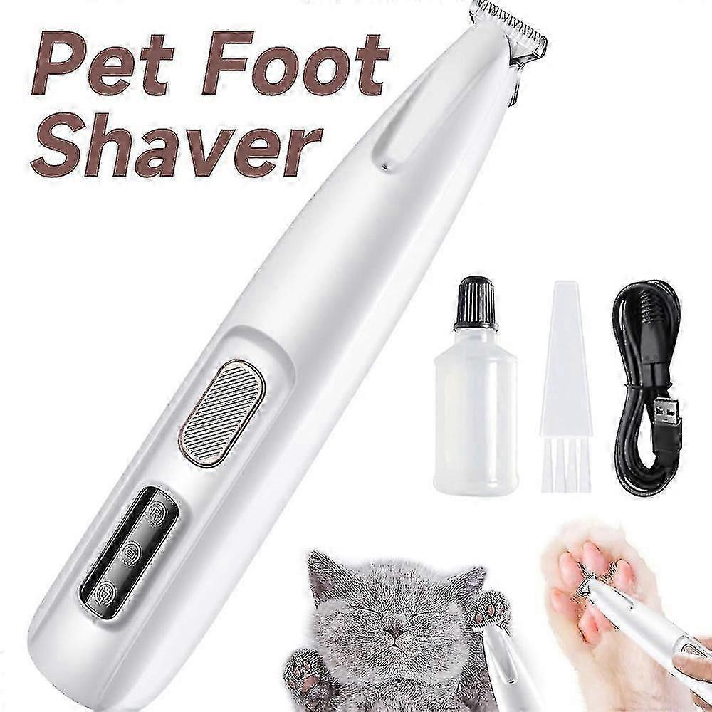 Pet Micro Precision Trimmer, Low Noise Cordless Dog Paw Trimmer, Rechargeable Pet Hair Trimmer,Pet