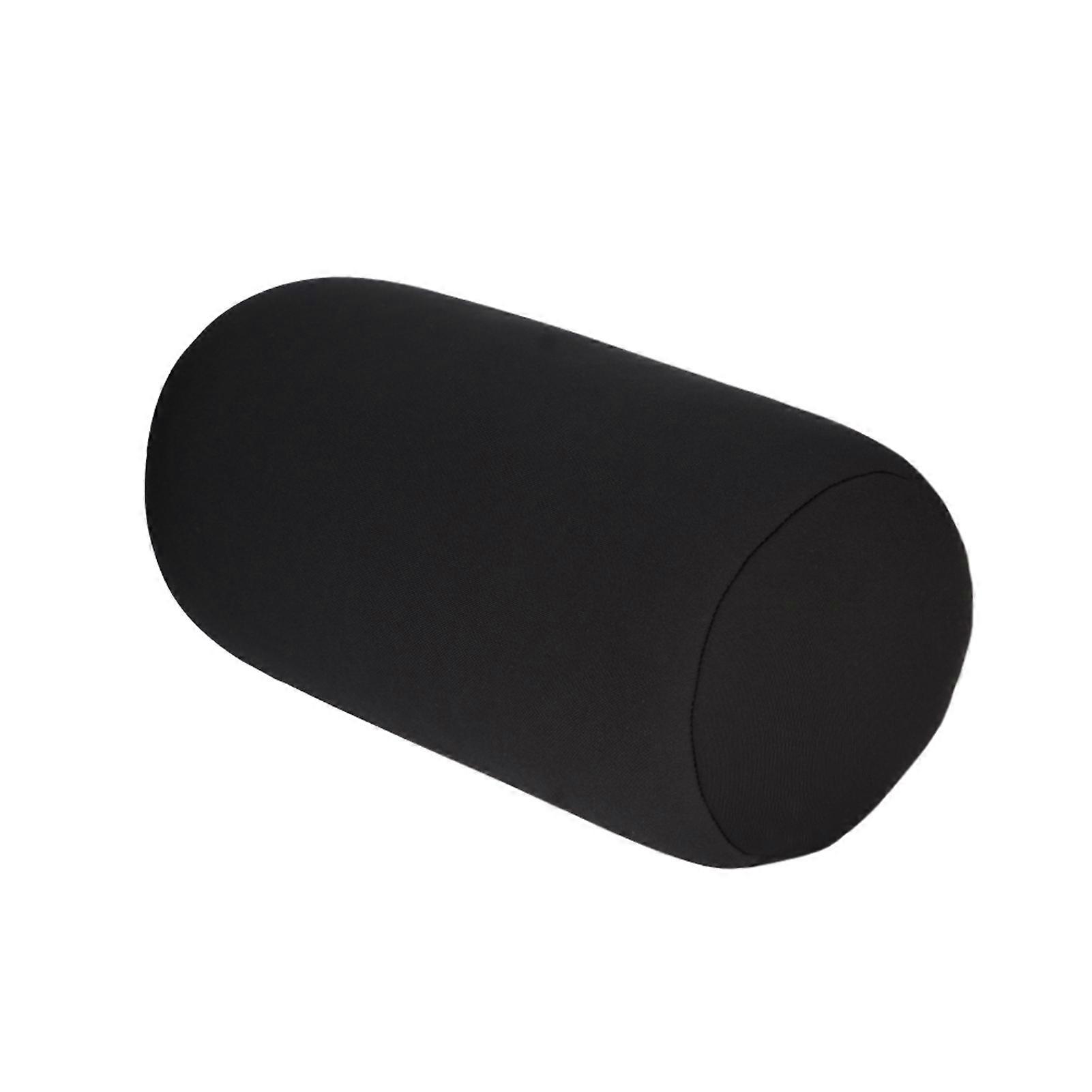 Microbead Travel Pillow, Home Seat, Neck Support, Black