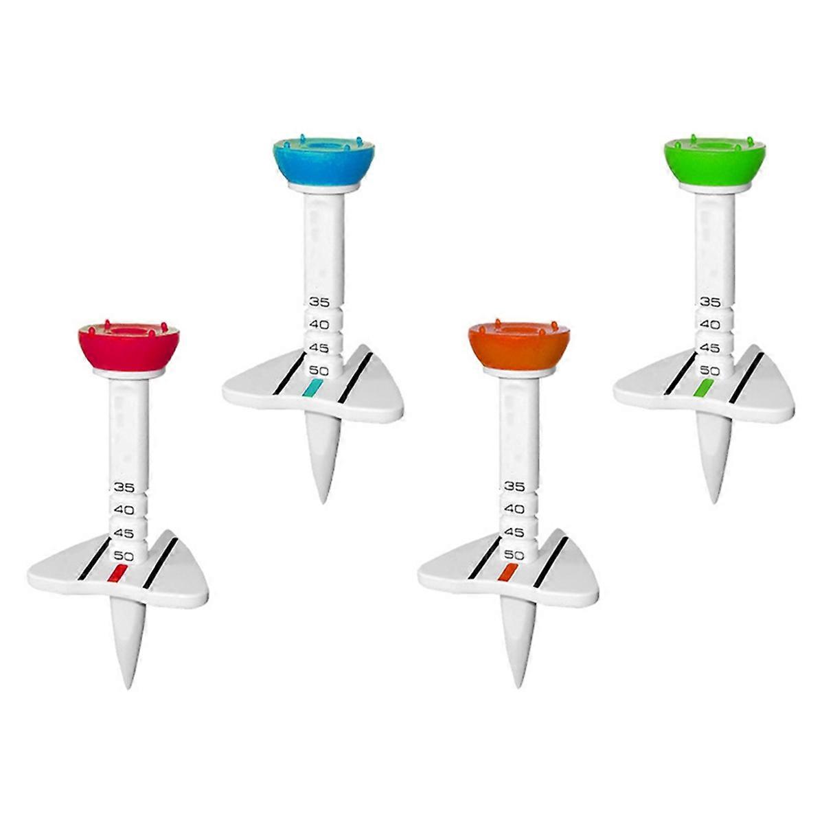 4Pcs Golfs Tees for Golfs Driver Training, Plastic Golfs Tees