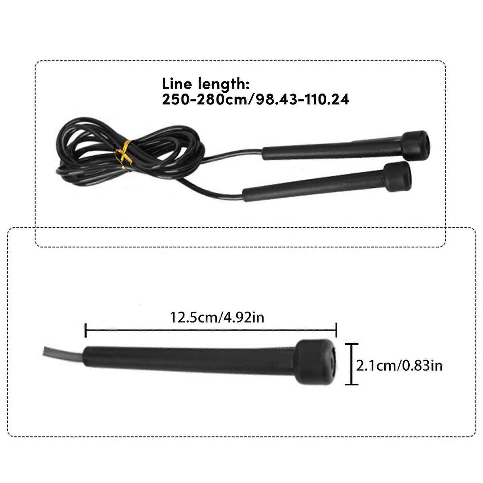 מבוגרים ירידה במשקל מהירות דילוג על חבל קפיצה חבל ילדים ספורט נייד מקצועי גברים נשים חדר כושר ציוד כושר שחור