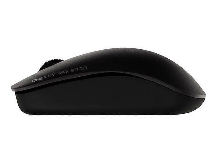 CHERRY MW 2400 wireless mouse - right and left handed - optical - 3 buttons - 2.4 GHz - black