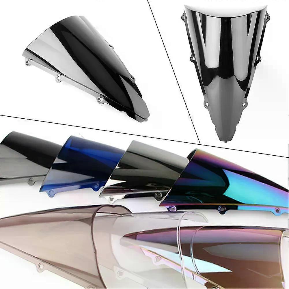 con Windshield For YAMAHA YZF R1 1000 YZFR1 2002-2003 Double Bubble WindScreen Motorcycle Accessories Fairing Deflector
