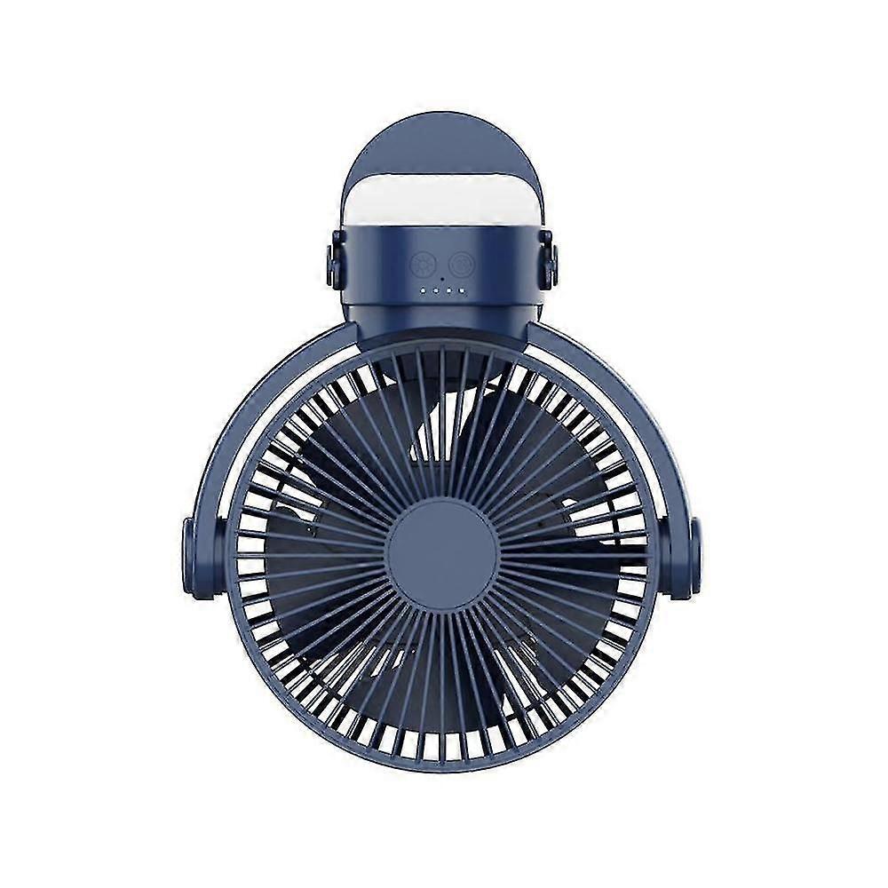 Rechargeable Remote Control Home Appliance Wall Mounted Air Circulating Fan With Led Lamp Portable