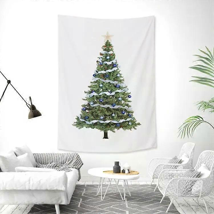 Christmas Tree Tapestry-Rectangular Peach Skin Mural,100x150cm-4