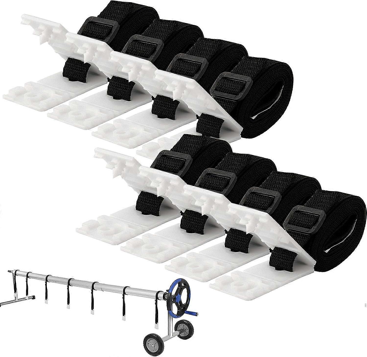 Solar Cover Reel Attachment Kit, Durable, Universal Inground Pool Compatibility