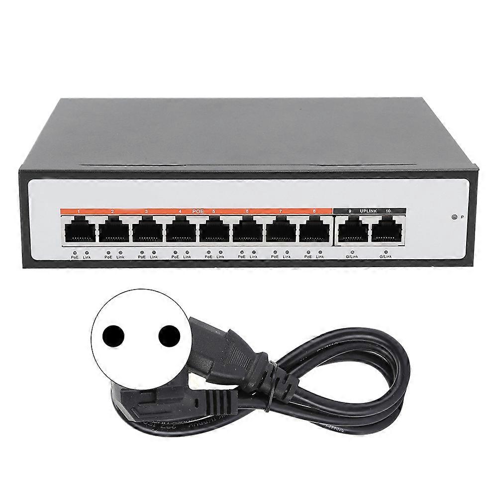 POE Switch 10 Port Full Gigabit 200‑400V EG1010P‑A for Network Monitoring