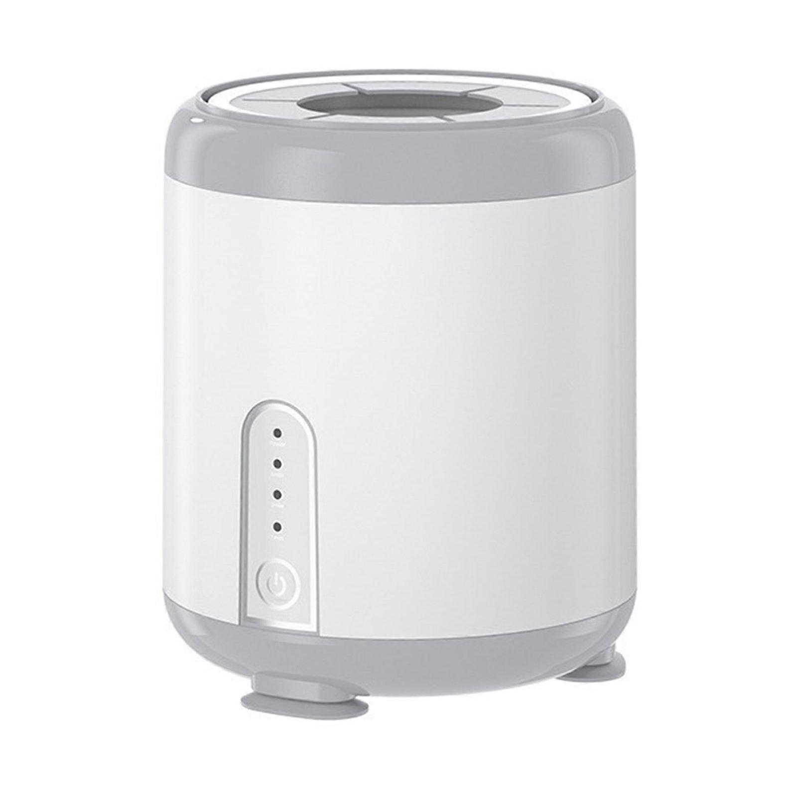 Upgrades USB Rechargeable Baby Bottle Mixer Portable Infant Milk Shaker with Adjustable Speed for Smooth Formula Mixing White