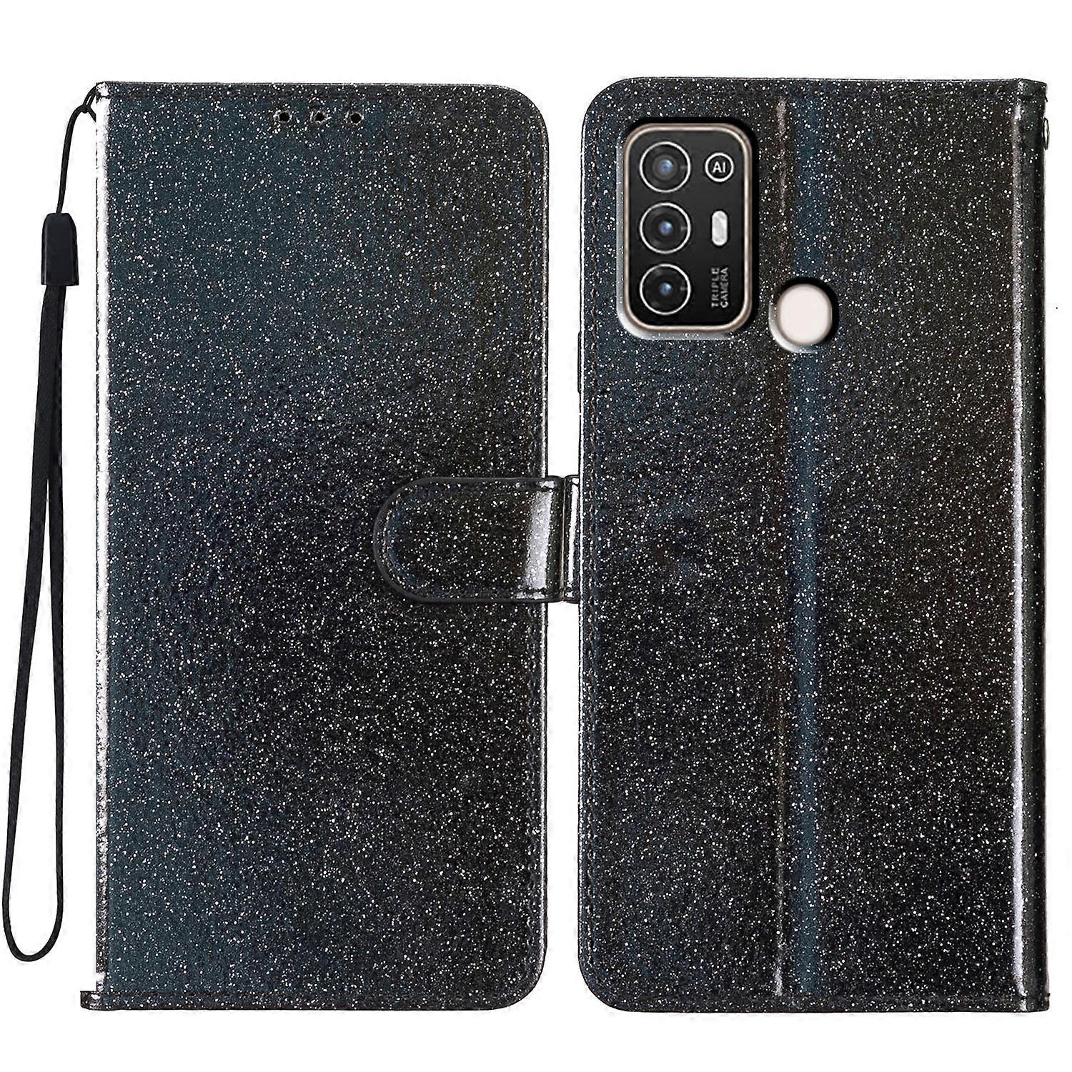 Glitter Powder Flip Leather Phone Case