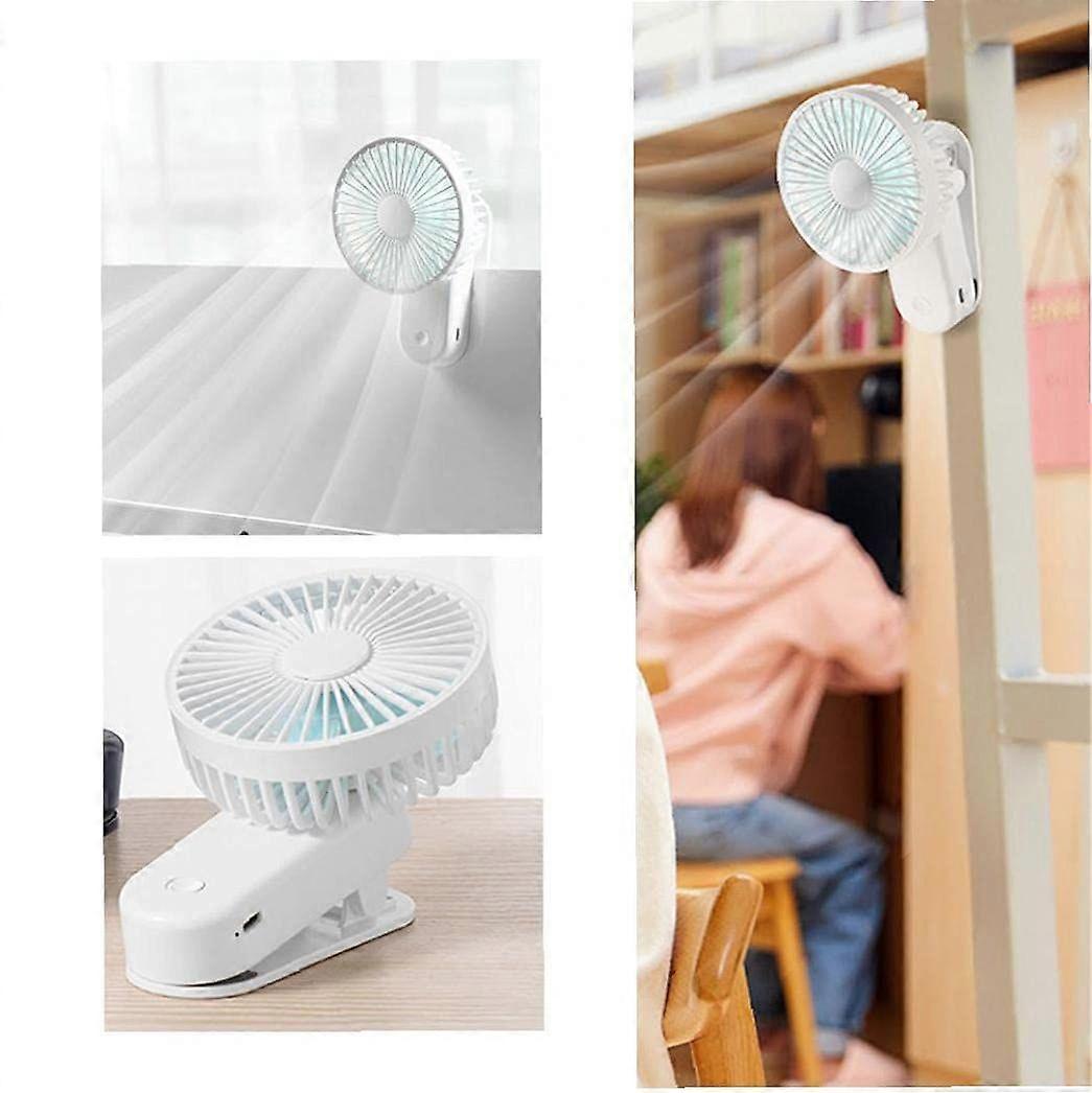 Mini USB Clip on Fan (White)