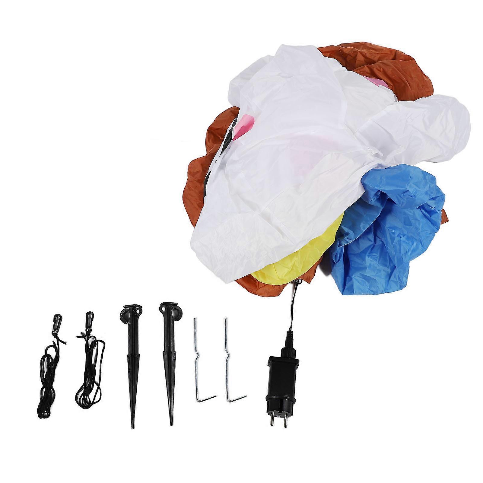 Inflatable Bunny Polyester Cute Inflatable Rabbit Easter Decoration for Garden Yard Lawn 1.2m