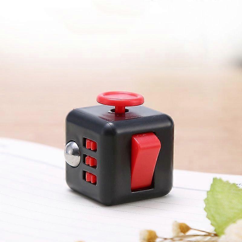 3 pcs cube de décompression, couleur : noir+rouge