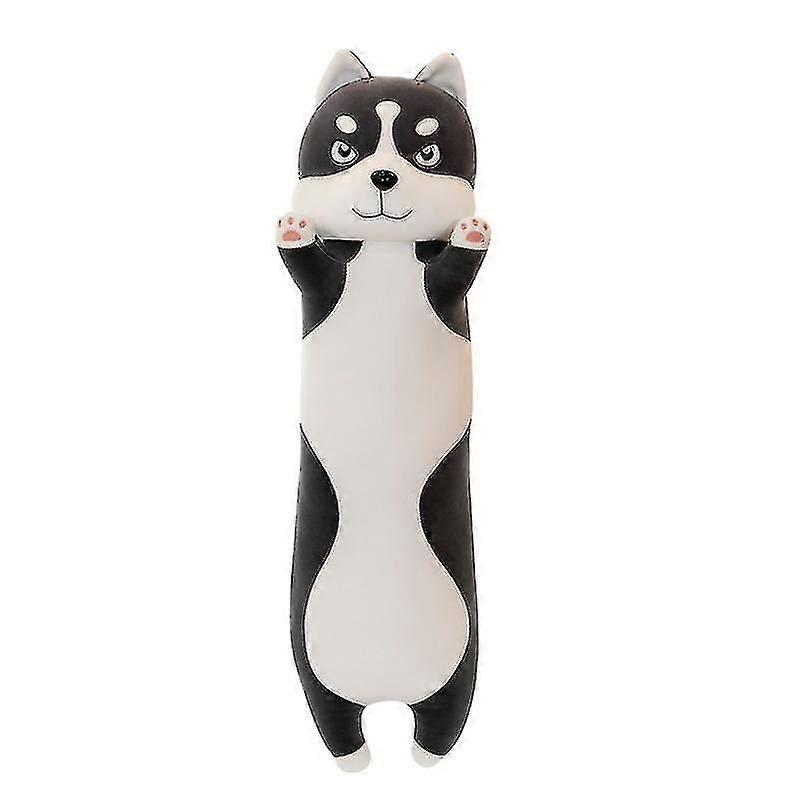 Husky Long Strip Throw Pillow Large Simulation Erha Plush Toy Doll