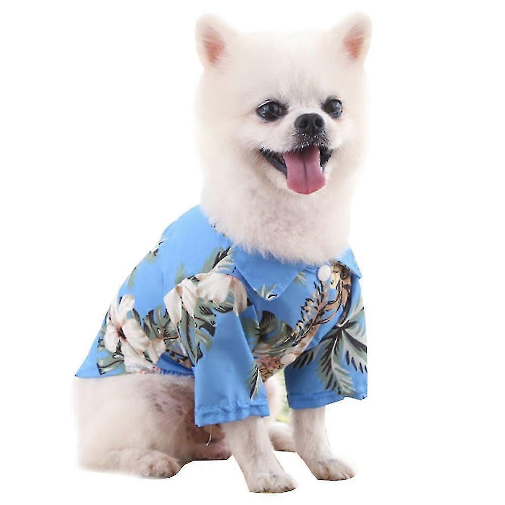 Summer Coconut Tree Pattern Dog Clothes Hawaiian