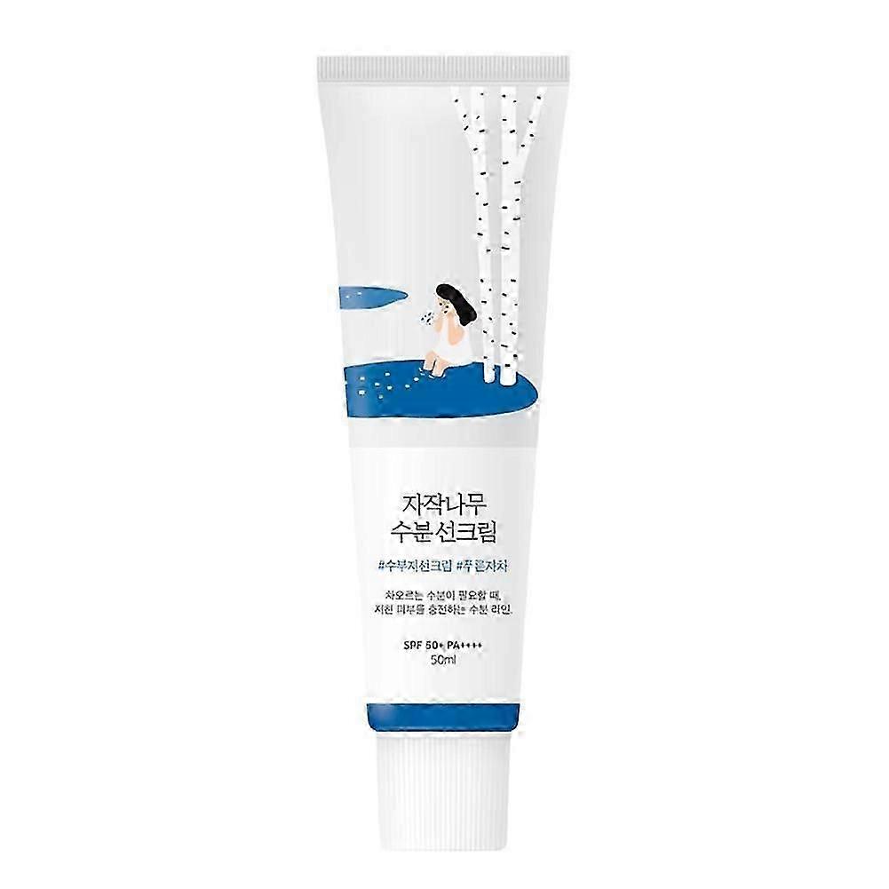 50Ml Birch Juice Moisturizing Sunscreen Spf50+ Refreshing Not Sticky Facial Isolation Sunscreen