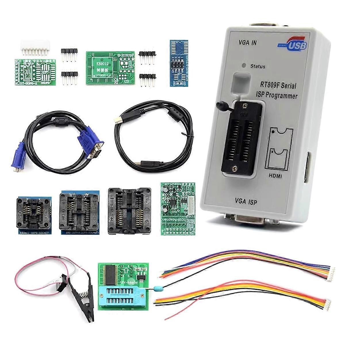 Serial ISP Programmer Kit with Adapters Universal Programming Tool