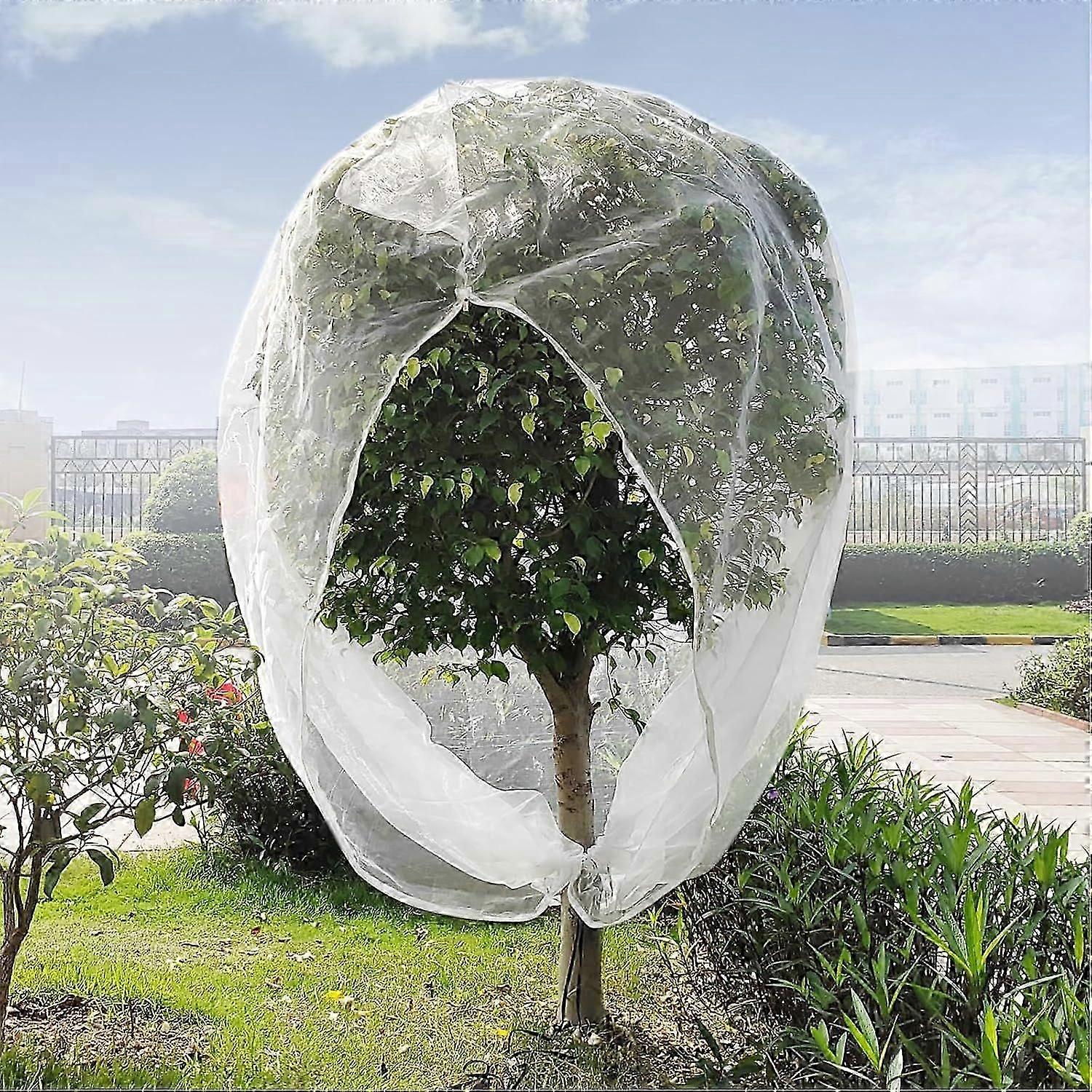 6.6x8.2ft Large Fruit Tree Netting Bags,Bird Netting for Blueberry Bushes with