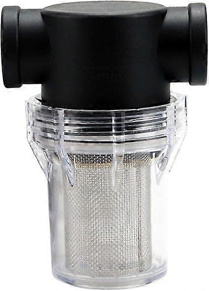 Pre-filtered garden, pump with screen and stainless steel 40 mesh, filter hoses and high bits, pump and water for garden watering (1" to 40 mesh) (bl