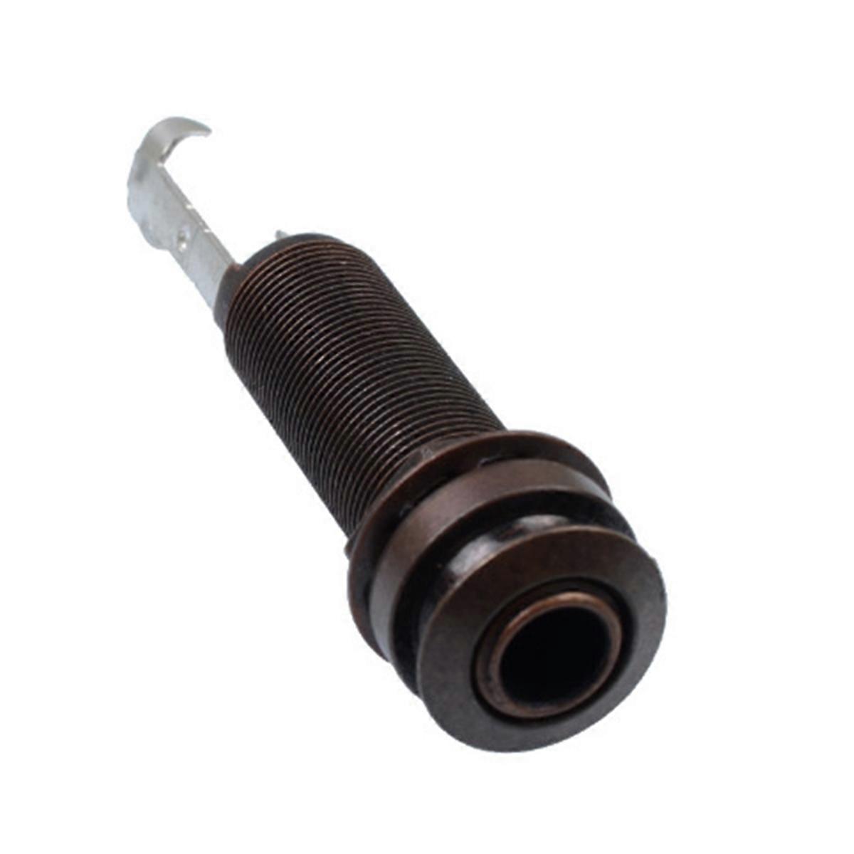 1pc Bronze Copper End Pin Output Jack 6.35mm for Acoustic