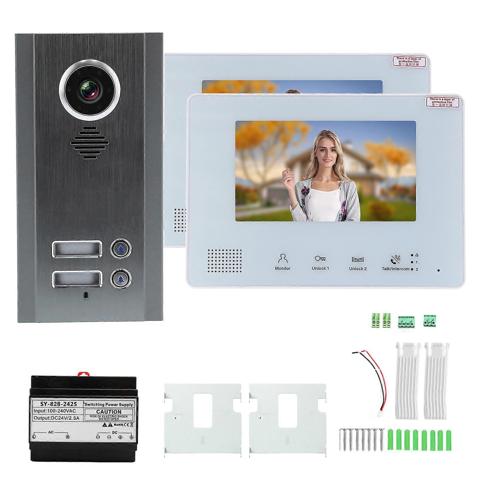 Multifunctional Smart Video Doorbell with HD Display, Night Vision & Easy Installation