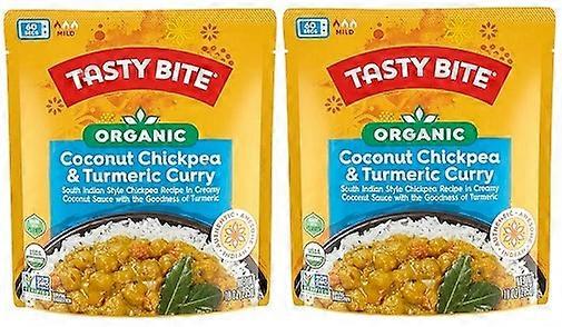 Tasty Bite Organic Coconut Chickpea & Turmeric Curry 2 Pack