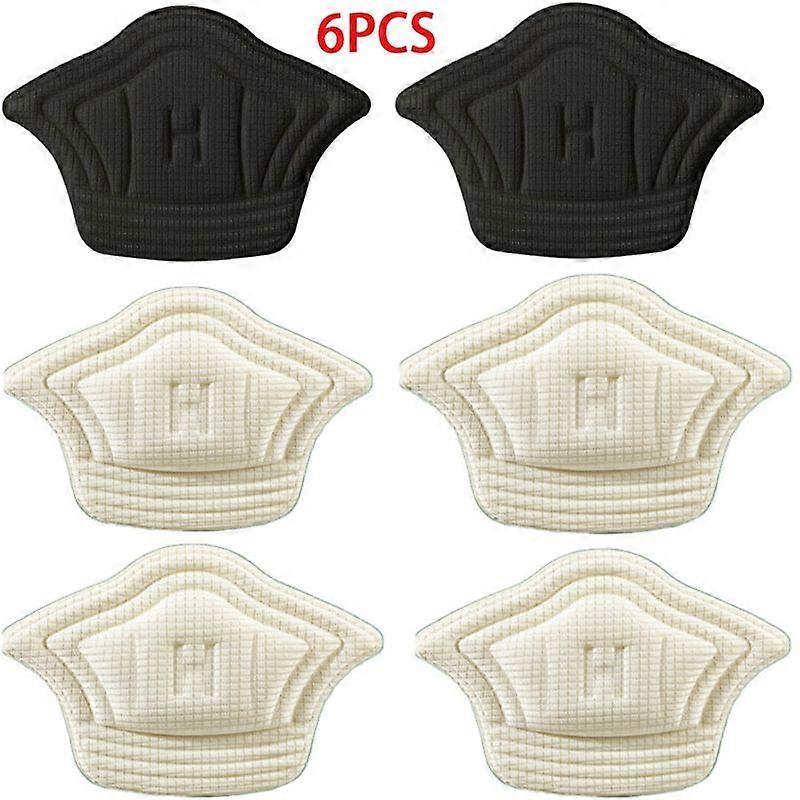 3pair/6pcs Insoles Patch Heel Pads For Sport Shoes Back Sticker Adjustable Size Antiwear Feet Pad Cushion Insert Insole - Inserts