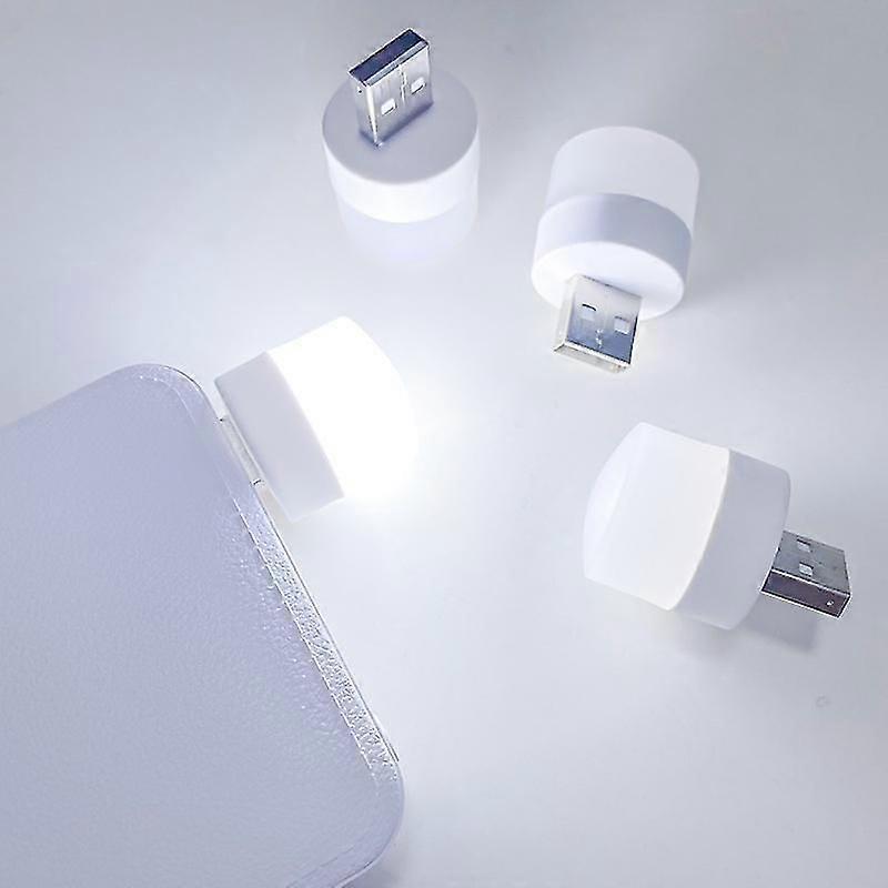 Usb Plug Lamp Mini Night Light Computer Mobile Power Charging Small Book Lamps Led Eye Protection Reading Light Desk Lighting
