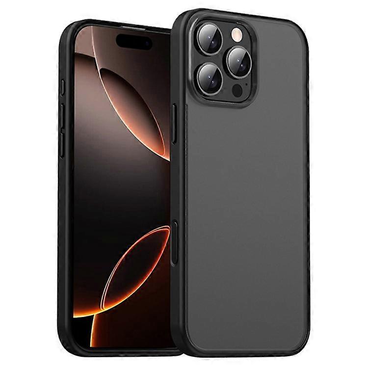 IPAKY Compatible For iPhone 16 Pro Shockproof Case PC + TPU Matte Phone Back Cover