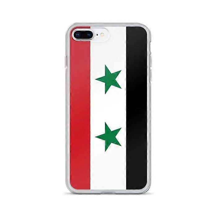 Phone case - PIXELFORMA - Flag of Syria - Compatible with iPhone 8 Plus - Soft - Shockproof