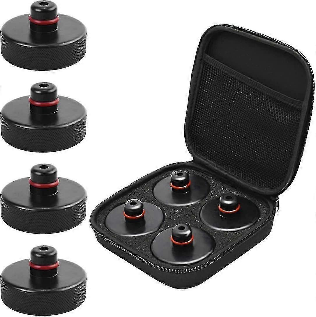 4 Packs For Tesla Model 3/s/x/y, Jack Point Pad Sturdy Adapter With Storage Case Accessories