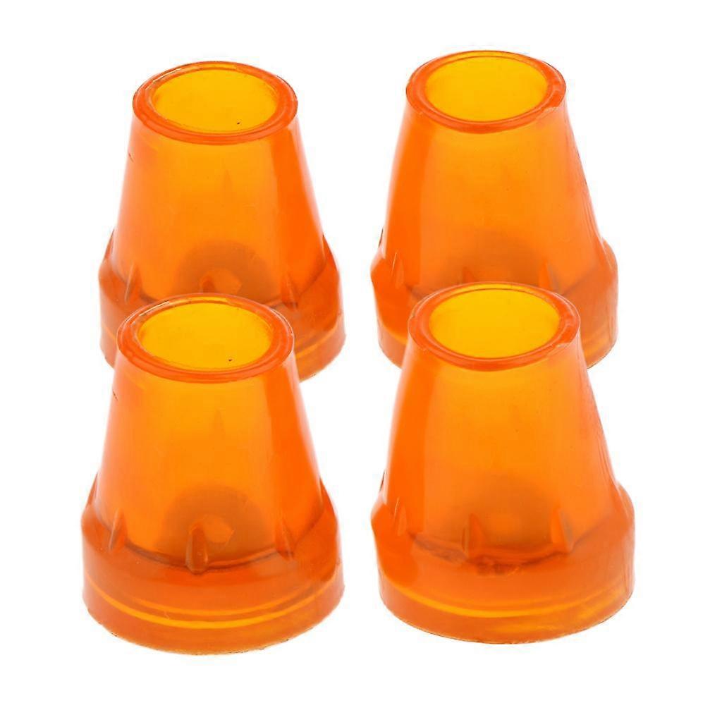 4 Pieces 7/8" Self-Standing Canes Crutches Walking Sticks Tips End Caps