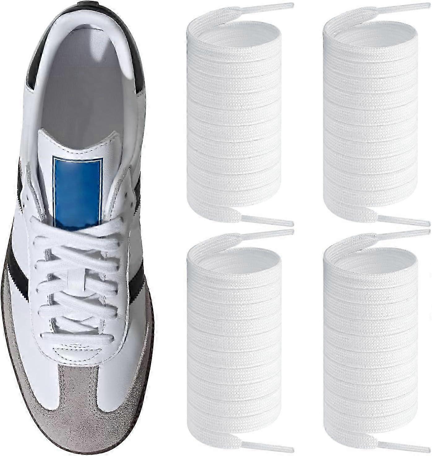 2 Pairs Shoelaces For Adidas Samba Og/adv/lt, Flat Shoe Laces Replacement Laces