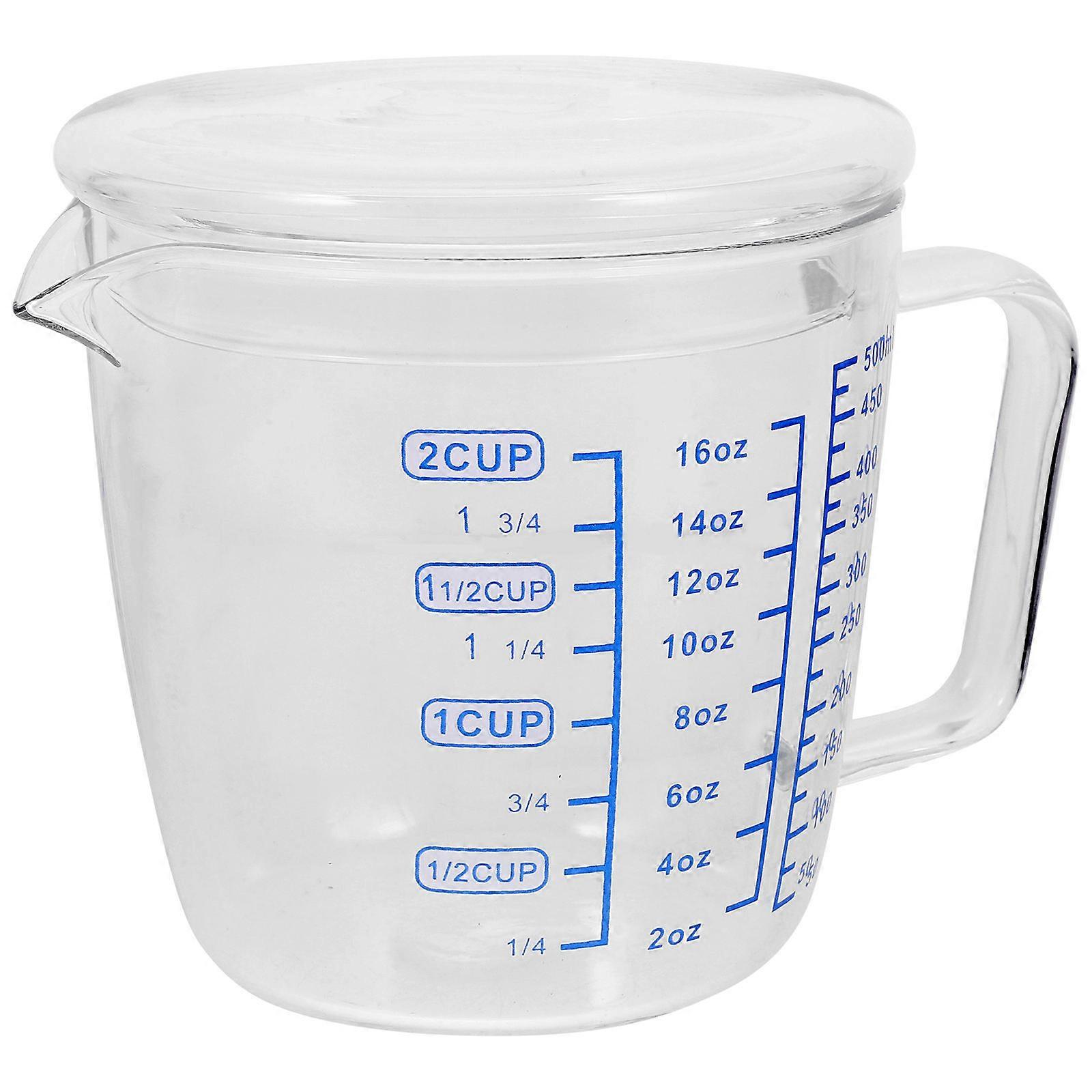Kitchen Essential Heat Resistant Measuring Cup, Transparent Scale for Easy Reading